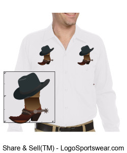 Cowboy Hat and Boot Design Zoom